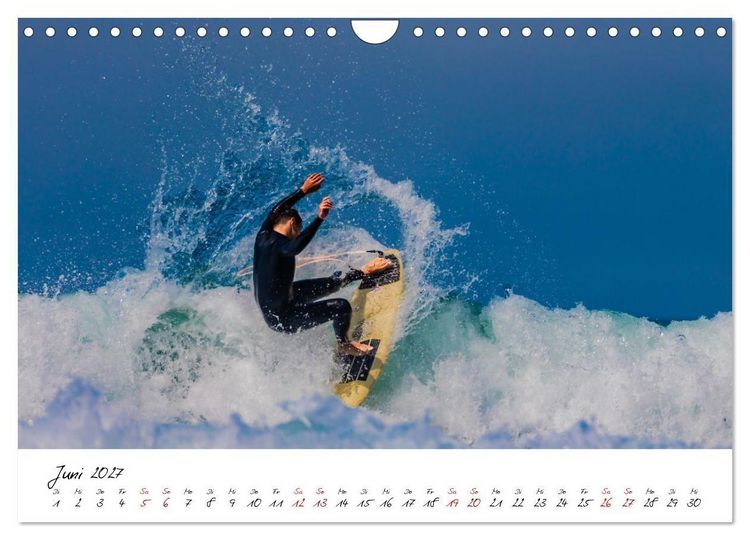 Produktbild: Surfen in der Bretagne (Wandkalender 2027 DIN A4 quer), CALVENDO Monatskalender