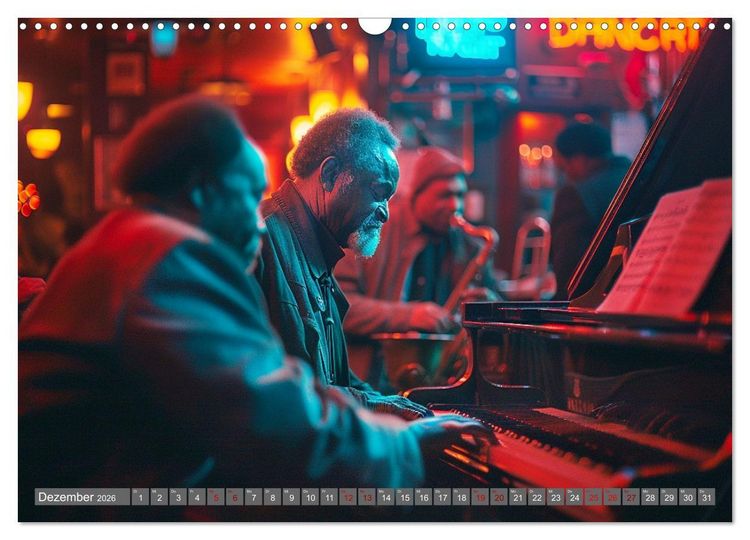 Produktbild: Tr&auml;ume aus Piano, Klavier und Fl&uuml;gel (Wandkalender 2026 DIN A3 quer), CALVENDO Monatskalender