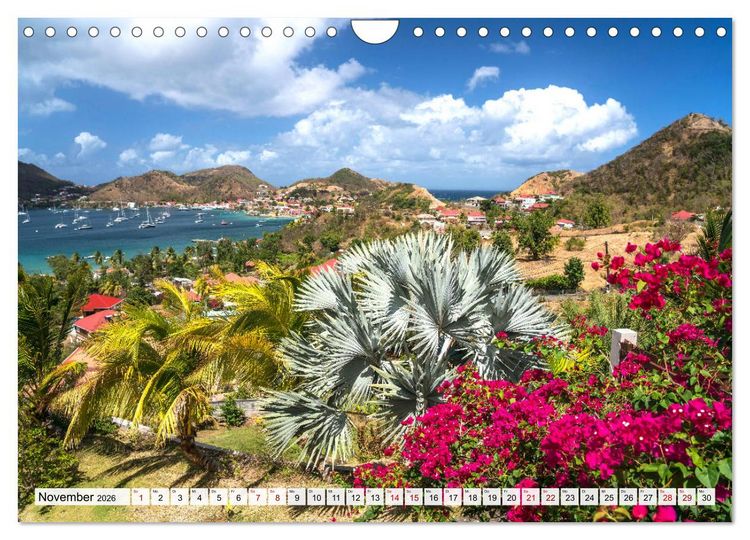 Produktbild: Karibik - Guadeloupe (Wandkalender 2026 DIN A4 quer), CALVENDO Monatskalender