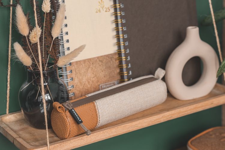 Produktbild: Brunnen Notizbuch Wire-O A5 dotted chocolat