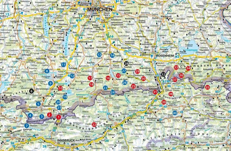 Produktbild: ROTHER Wanderbuch Leichte Wanderungen M&uuml;nchner Berge