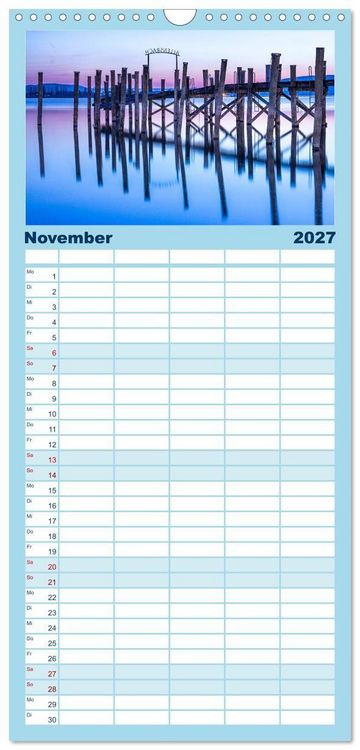 Produktbild: Familienplaner 2027 - Allensbach am Bodensee mit 5 Spalten (Wandkalender, 21 x 45 cm) CALVENDO