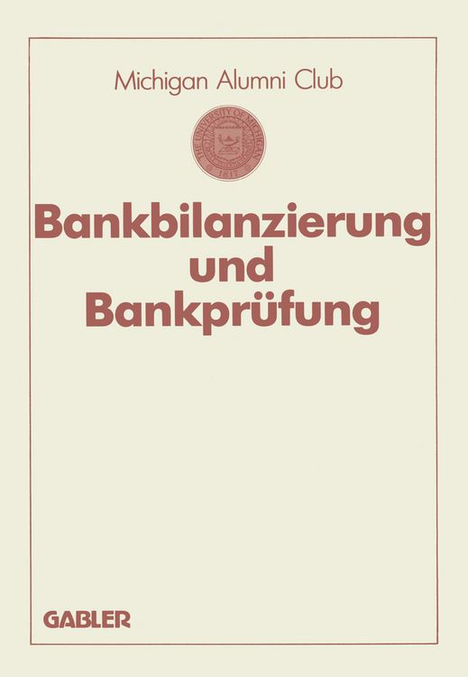 Produktbild: Bankbilanzierung und Bankpr&uuml;fung