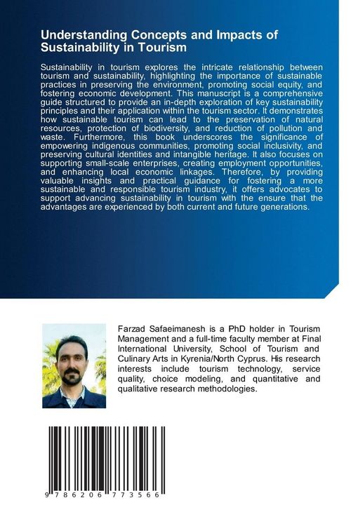 Produktbild: Understanding Concepts and Impacts of Sustainability in Tourism