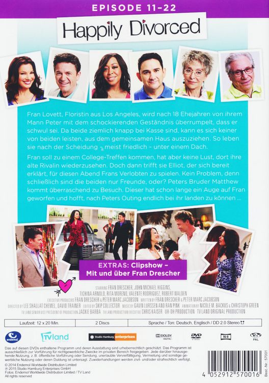 Produktbild: Happily Divorced 2.1 - Episode 11-22 [2 DVDs]