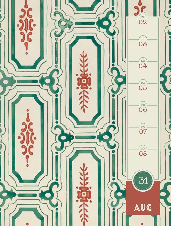 Produktbild: Patterns Wochenplaner Kalender 2027