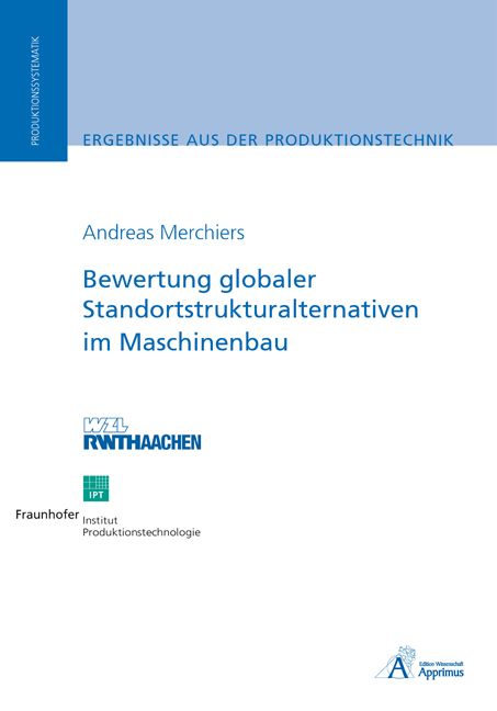 Produktbild: Bewertung globaler Standortstrukturalternativen im Maschinenbau