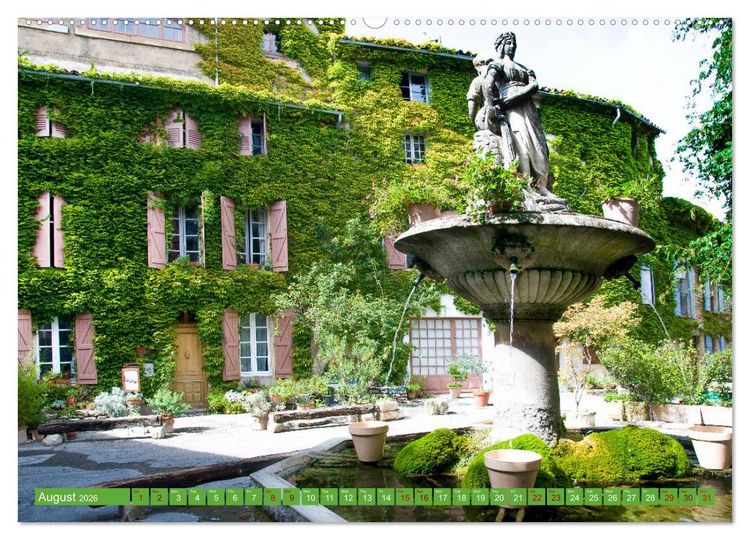 Produktbild: Discover the Beauty of Provence (High Quality Premium Wall Calendar 2026 DIN A2 landscape),CALVENDO 12 Month Wall Calendar