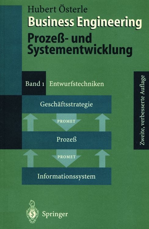 Produktbild: Business Engineering. Proze&szlig;- und Systementwicklung
