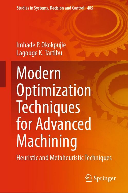 Produktbild: Modern Optimization Techniques for Advanced Machining
