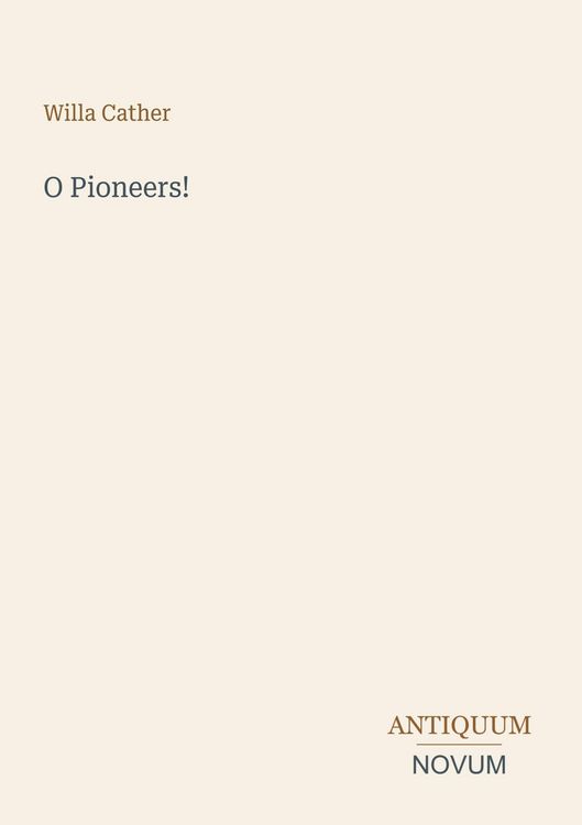 Produktbild: O Pioneers!