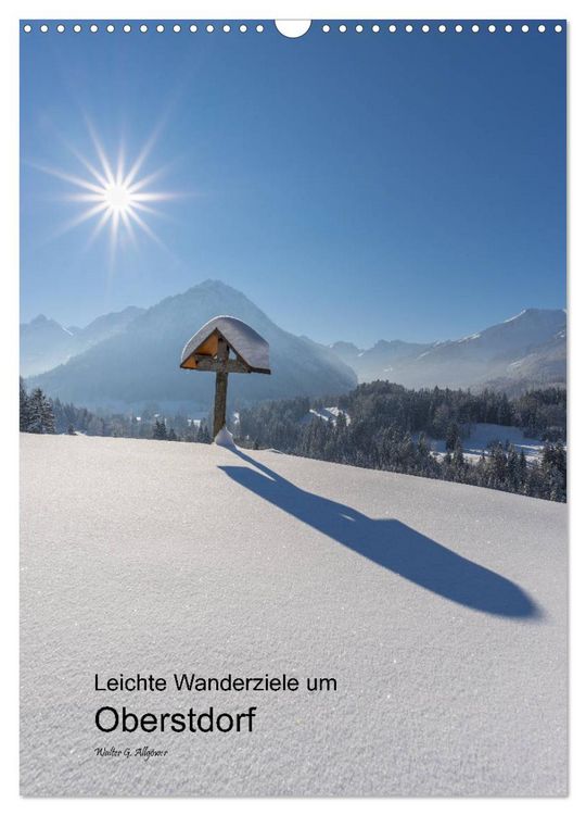 Produktbild: Leichte Wanderziele um Oberstdorf (Wandkalender 2026 DIN A3 hoch), CALVENDO Monatskalender