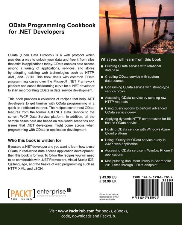 Produktbild: Odata Programming Cookbook for .Net Developers