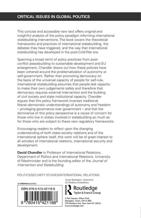 Produktbild: International Statebuilding