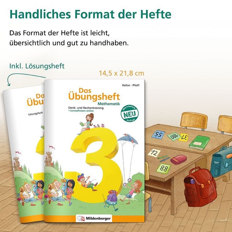 Produktbild: Das &Uuml;bungsheft 3. Mathe. Neubearbeitung