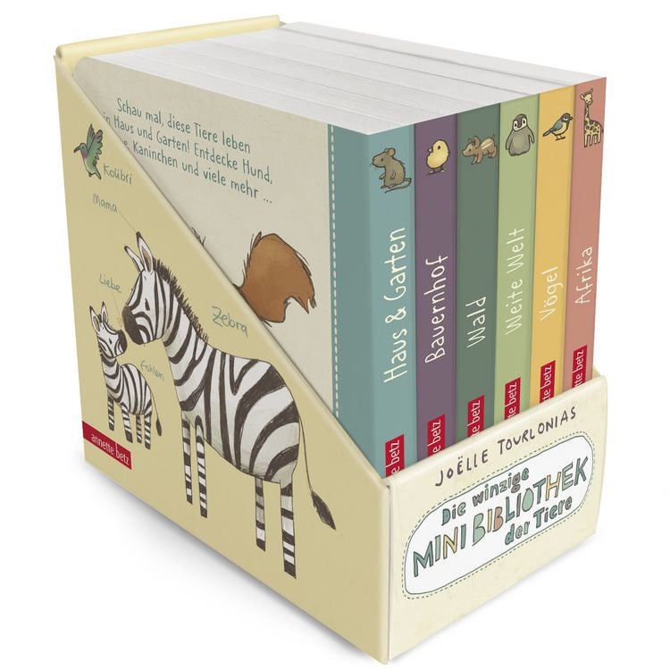 Produktbild: Die winzige Mini-Bibliothek der Tiere (Die Mini-Bibliothek der W&ouml;rter, Bd.)