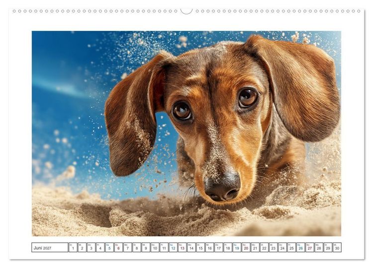 Produktbild: Kleine Beine, gro&szlig;es Gl&uuml;ck (hochwertiger Premium Wandkalender 2027 DIN A2 quer), Kunstdruck in Hochglanz