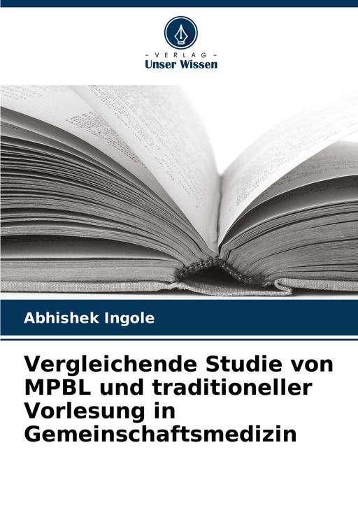 Produktbild: Vergleichende Studie von MPBL und traditioneller Vorlesung in Gemeinschaftsmedizin