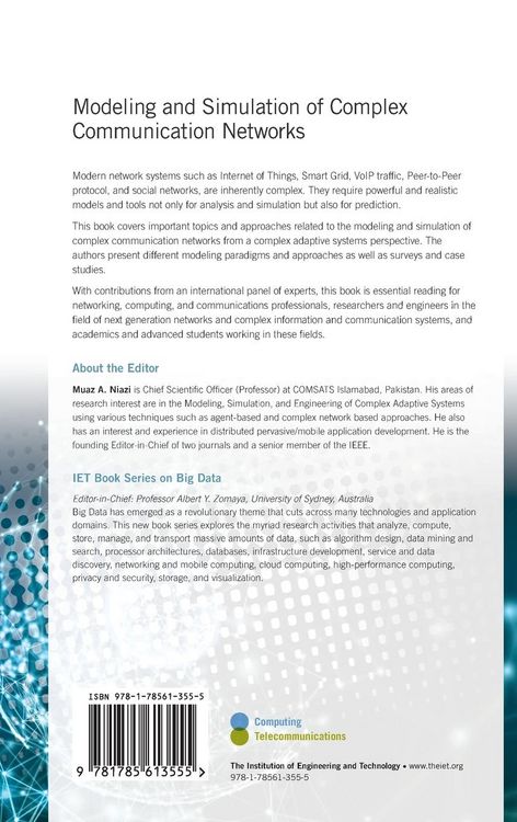 Produktbild: Modeling and Simulation of Complex Communication Networks