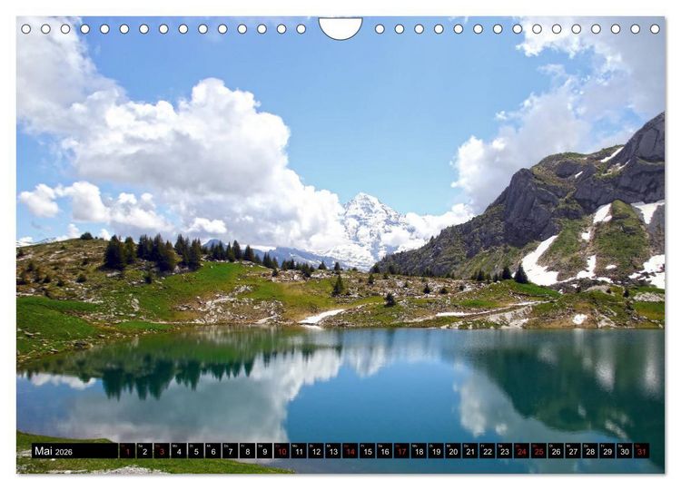 Produktbild: Berge im Berner Oberland (Wandkalender 2026 DIN A4 quer), CALVENDO Monatskalender