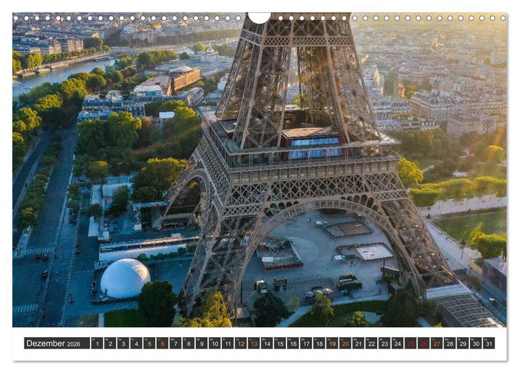 Produktbild: Bonjour Paris (Wandkalender 2026 DIN A3 quer), CALVENDO Monatskalender
