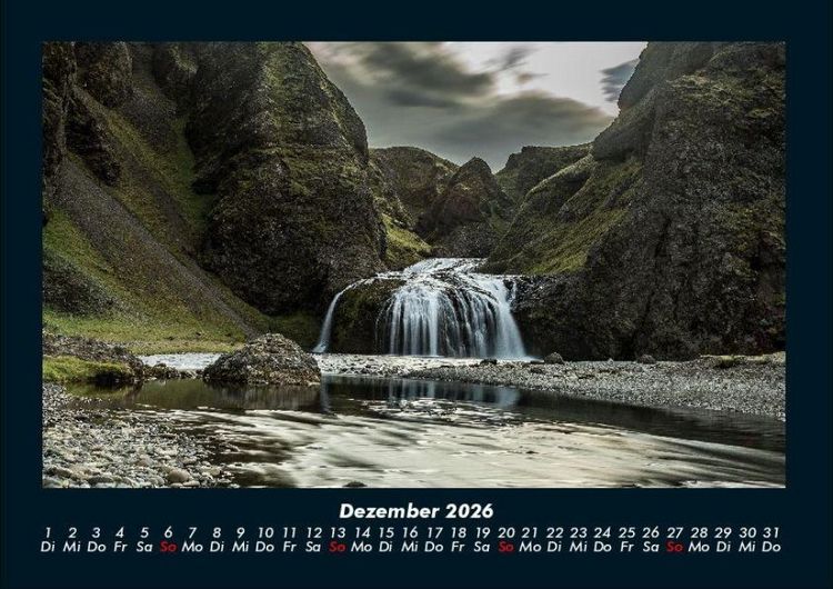 Produktbild: Wasserf&auml;lle 2026 Fotokalender DIN A4
