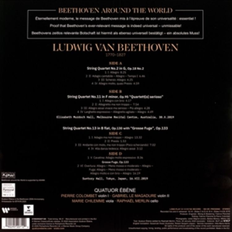 Beethoven Around the World: Melbourne,Tokyo,Stri