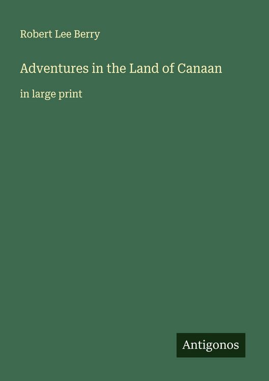 Produktbild: Adventures in the Land of Canaan