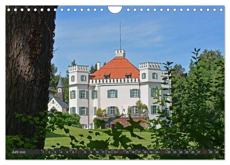 Produktbild: Starnberger See - Auf den Spuren von Ludwig II. und Sisi (Wandkalender 2026 DIN A4 quer), CALVENDO Monatskalender
