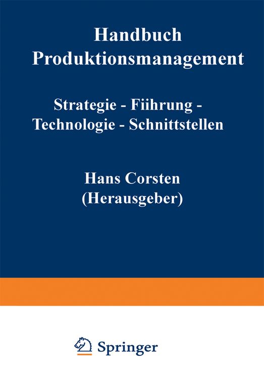 Produktbild: Handbuch Produktionsmanagement