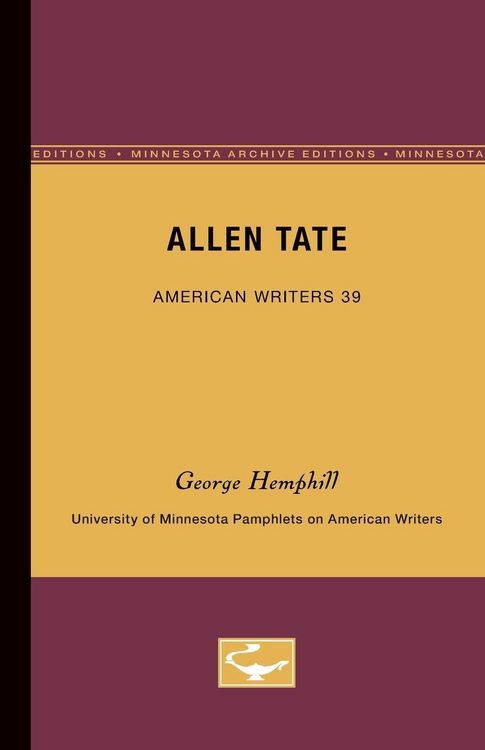 Produktbild: Allen Tate - American Writers 39