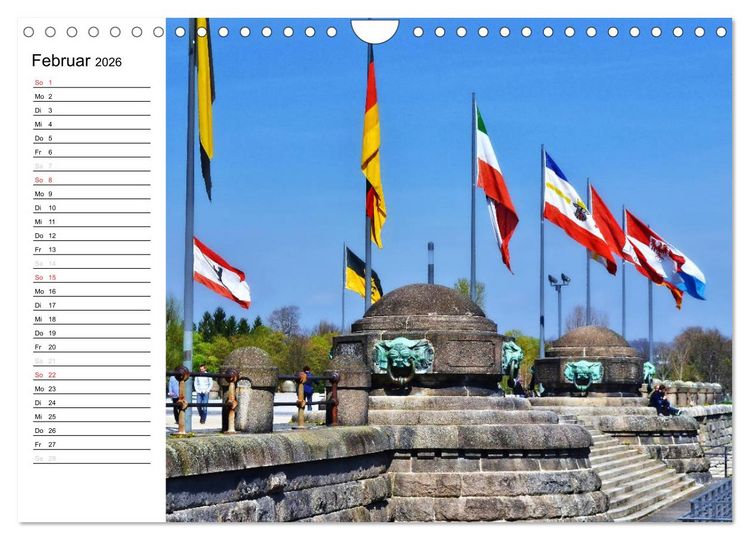 Produktbild: Der Koblenz Kalender (Wandkalender 2026 DIN A4 quer), CALVENDO Monatskalender