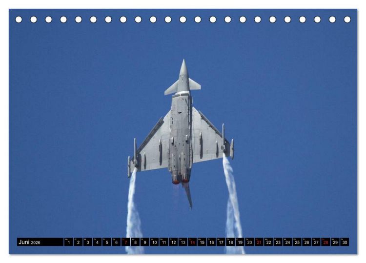 Produktbild: Augenblicke in der Luft: Eurofighter Typhoon (Tischkalender 2026 DIN A5 quer), CALVENDO Monatskalender