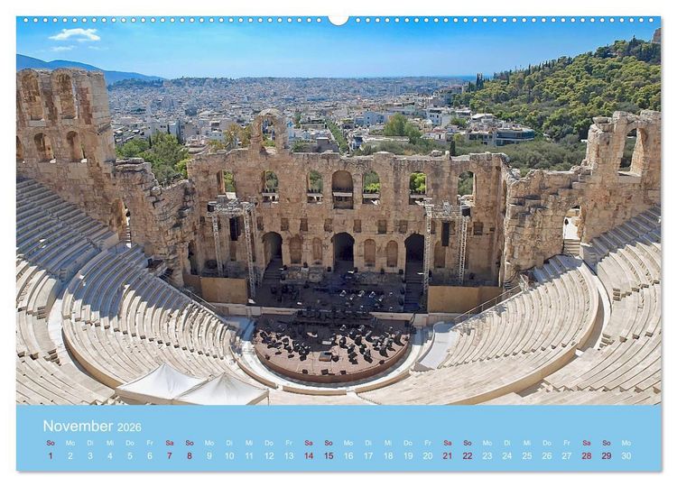 Produktbild: Geliebtes Athen (Wandkalender 2026 DIN A2 quer), CALVENDO Monatskalender