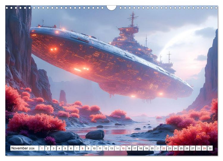 Produktbild: Welten aus Licht (Wandkalender 2026 DIN A3 quer), CALVENDO Monatskalender