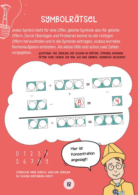 Produktbild: Der kleine Heine Zahlen- und Logikr&auml;tsel 2. Ab 10 Jahren