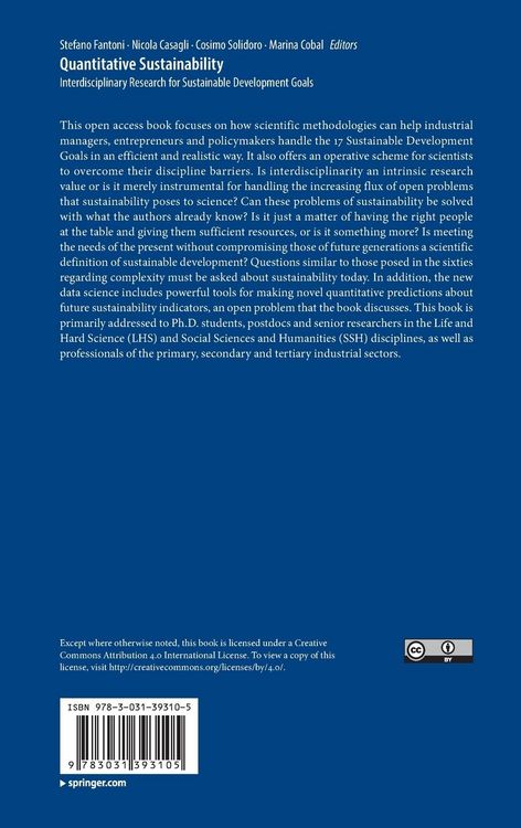Produktbild: Quantitative Sustainability