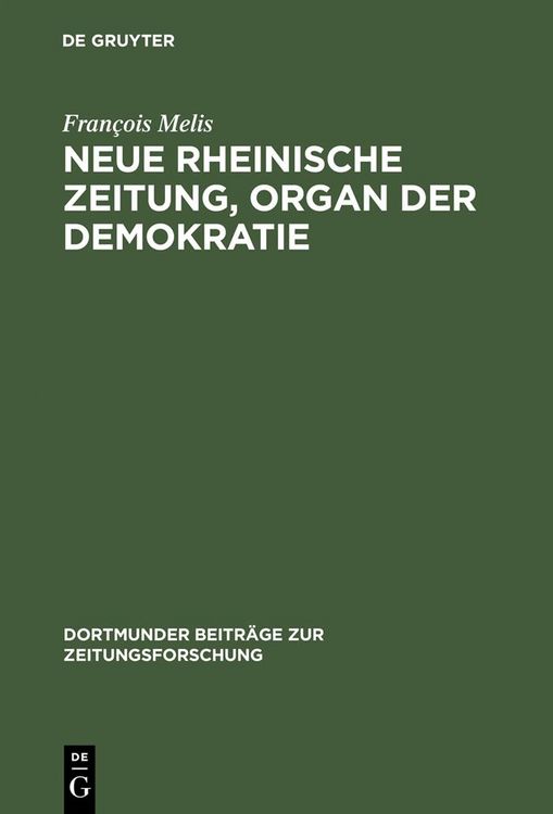 Produktbild: Neue Rheinische Zeitung, Organ der Demokratie