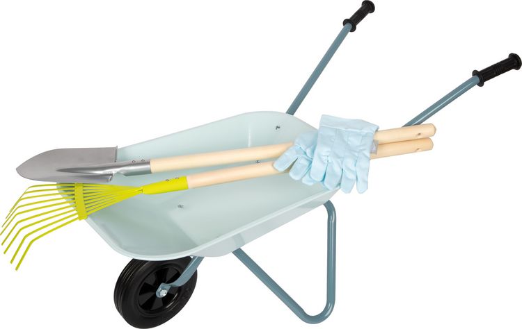 Produktbild: small foot 12799 - Gartenwerkzeug-Set mit Schubkarre