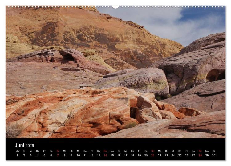 Produktbild: Kalifornien 2026 (Wandkalender 2026 DIN A2 quer), CALVENDO Monatskalender