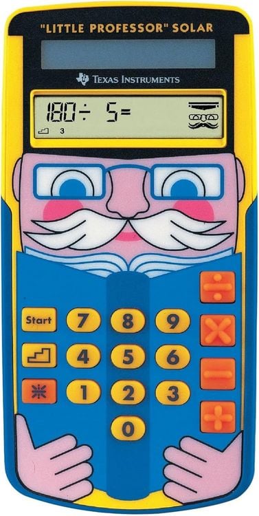 Produktbild: Texas Instruments Little Professor Rechentrainer f&uuml;r Vorschule und Grundschule, Solarbetrieben