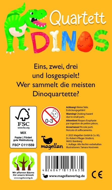 Produktbild: Quartett - Dinos