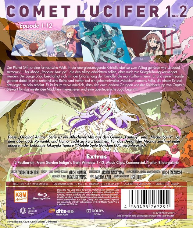Produktbild: Comet Lucifer - Complete Edition: Episode 01-12 [2 BRs]