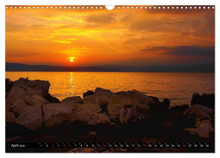 Produktbild: Rund um Krk (Wandkalender 2026 DIN A3 quer), CALVENDO Monatskalender