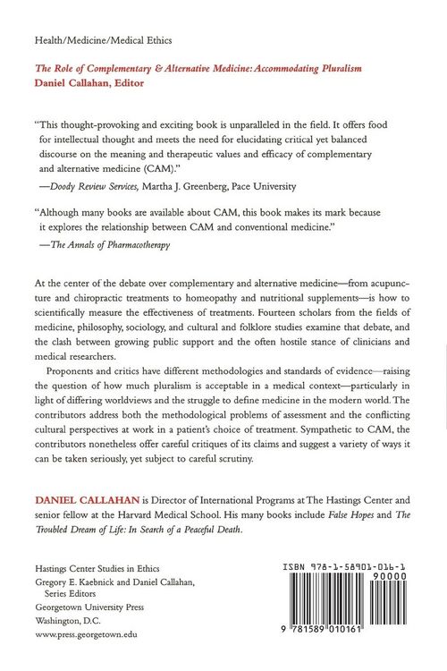 Produktbild: The Role of Complementary and Alternative Medicine