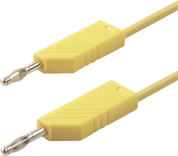 Produktbild: Hirschmann Test & Measurement CO MLN 150/2,5 Messleitung Lamellenstecker 4 mm Lamellenstecker 4 mm 1.50 m Gelb 1 St.
