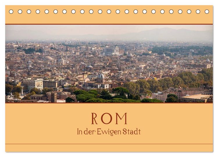 Produktbild: Rom - In der Ewigen Stadt (Tischkalender 2026 DIN A5 quer), CALVENDO Monatskalender