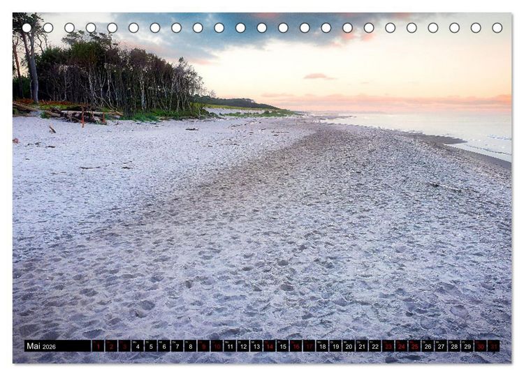 Produktbild: Fischland - Dar&szlig;- Zingst (Tischkalender 2026 DIN A5 quer), CALVENDO Monatskalender
