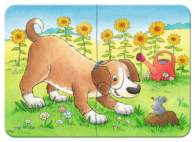 Produktbild: Puzzle Ravensburger Niedliche Haustiere 2-8 Teile