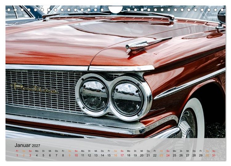 Produktbild: Pontiac Star Chief - Details voller Stil (Wandkalender 2027 DIN A4 quer), CALVENDO Monatskalender